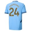 Manchester City Champions 24 Hjemme 2024-25 - Herre Fotballdrakt